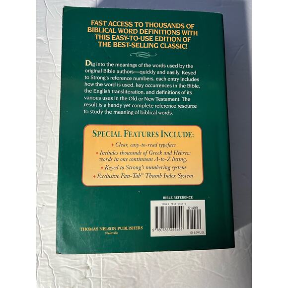 Vine's Concise Dictionary Of Bible Words Book - Nelson's Concise Series - Picture 2 of 8
